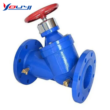 Hydraulic Powered Balanced Valve with Ductile Iron Flange for Liquid Pipelines