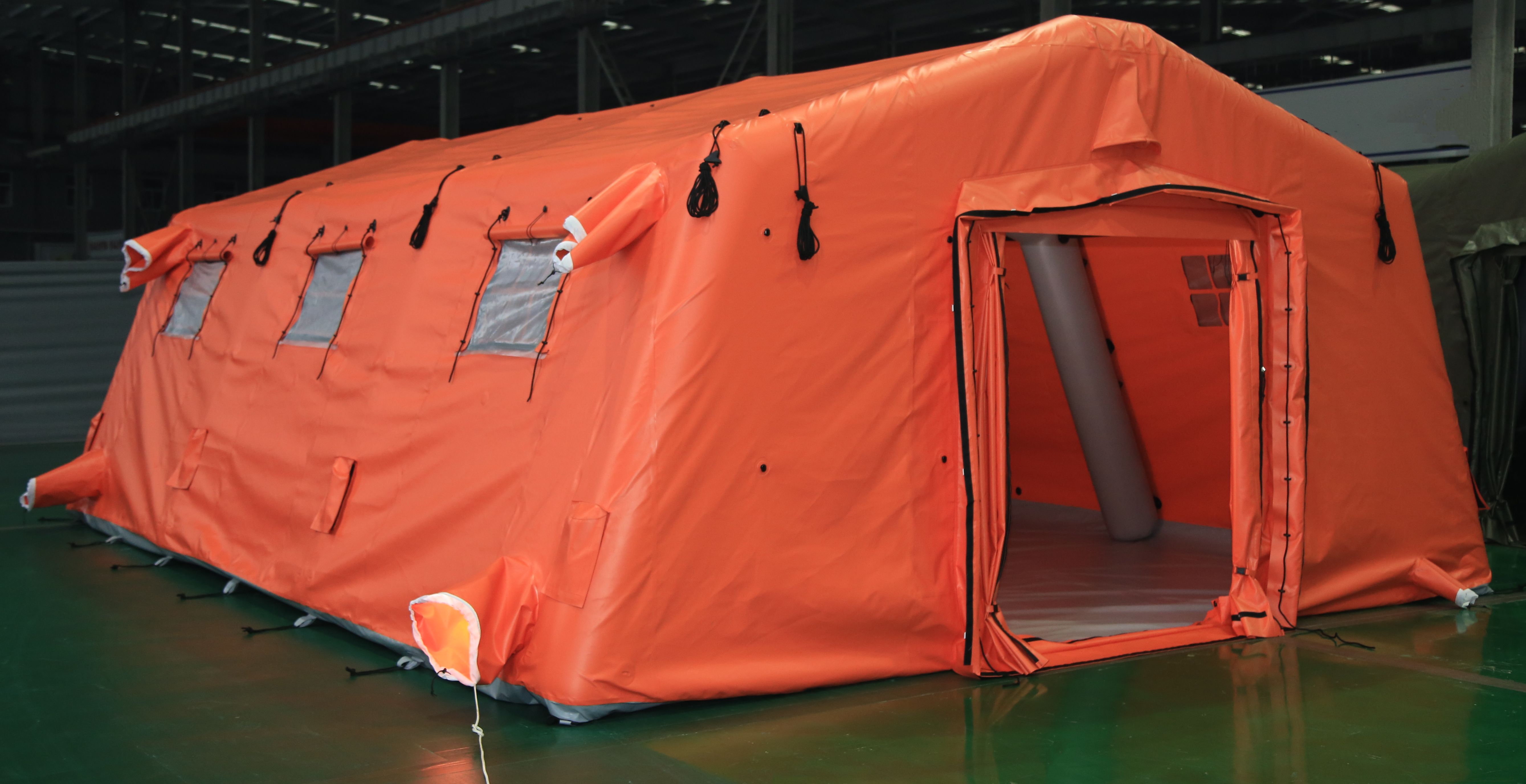 orange inflatable tent with door and windows orange inflatable tent with door and windows
