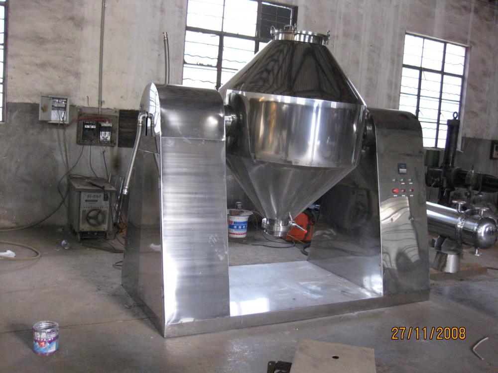 Industrial double conical vacuum dryer heat sensitivity material