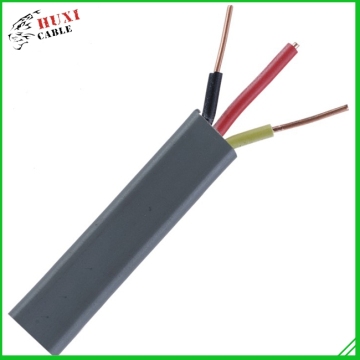 Low voltage 3 core flat electrical cable,flat electric cable