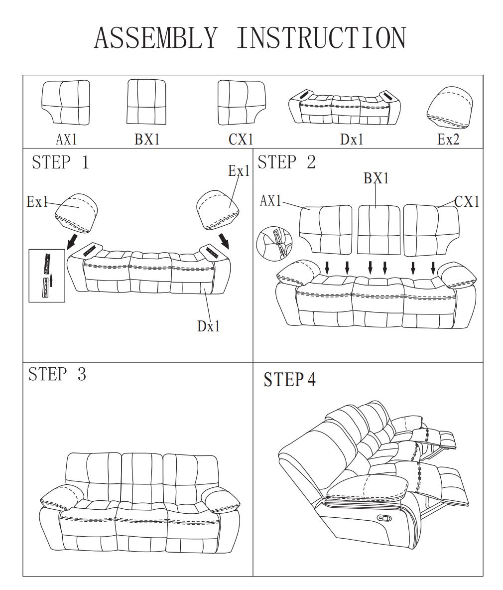 Good sale living home furniture high quality latest design sofa reliner sofa chesterfield sofa