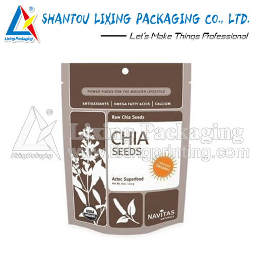 LIXING PACKAGING chia seed printing and packaging bags