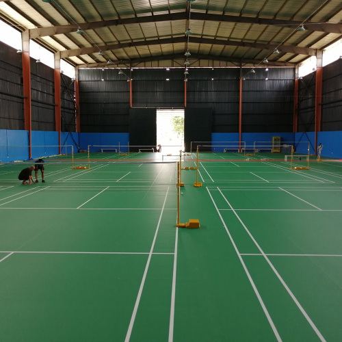 badminton court thickness 5.0mm 100% virgin