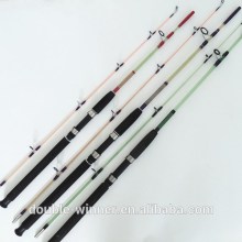 2Section 2.1m Spinning Fishing Transparent Solid Rod