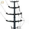 FUTAO 10KV to 138KV Transmission Pole Power Pole