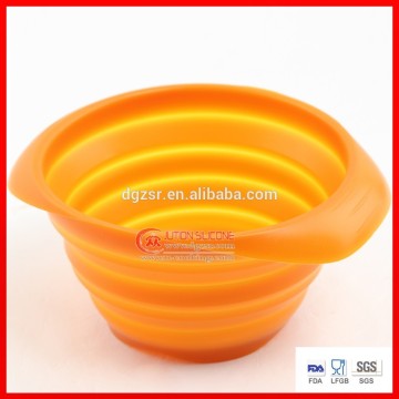 Hot selling silicone collapsible fruit vegetable basket