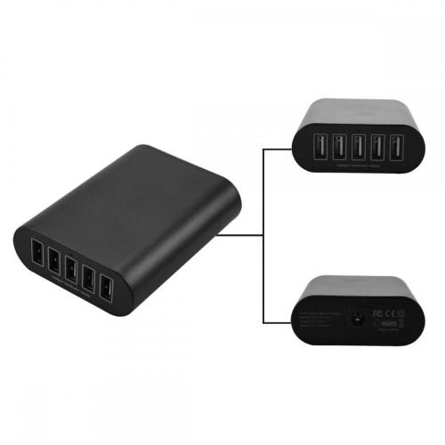 5 ports gare de chargeur USB 45W pour téléphone