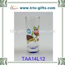 turtle shooter glass custom glassware