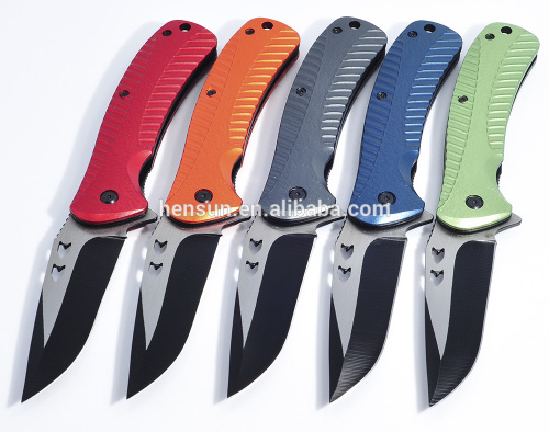 Outdoor Survival Folding Knife Pocket Aluminum Handle Knives