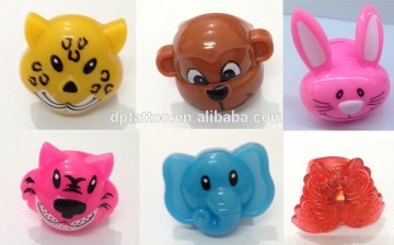 2016 HOT Flashing animal heads rings