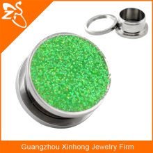 Plugs Kit 14G-00G Stainless Steel Plugs Stretching Kit ear plugs tunnel