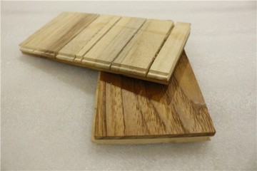 square edge teak thermal engineered flooring