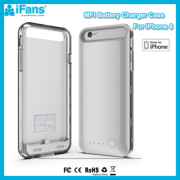 iFans MFI For iPhone 6 Charging Case 3100mAh With Changeable Frames