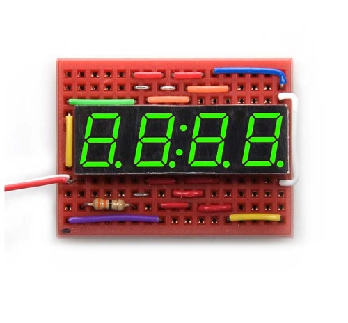 Indoor 0.39" seven segment Four Digits LED display with green color