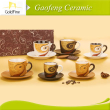 new bone china cup with saucer