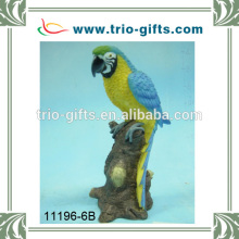 Resin blue macaw decoration parrot