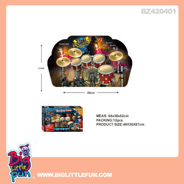 Touch screen Plastic jazz drum musical toys for children