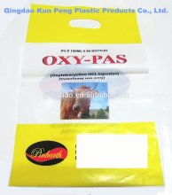 die cut handle plastic bag