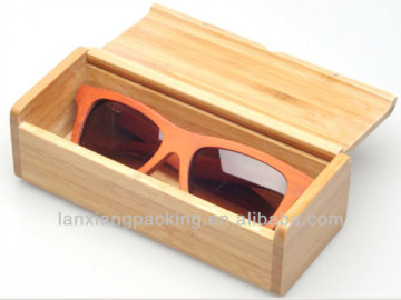 Unique bamboo sunglasses with case