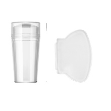 New Clear Nail Silicone Stamper Manicure Kit - Crystal French Stamper