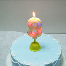 Electrical LED Multicolored Music Number Birthday Candle