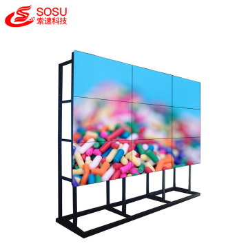 advertising lcd ultra narrow bezel lcd video wall
