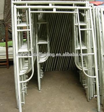 hot dipped galvanized pipe frame scaffolding