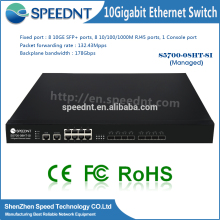 Enterprise Networking 8-port SFP+ 10-Gigabit Ethernet (GbE) switch