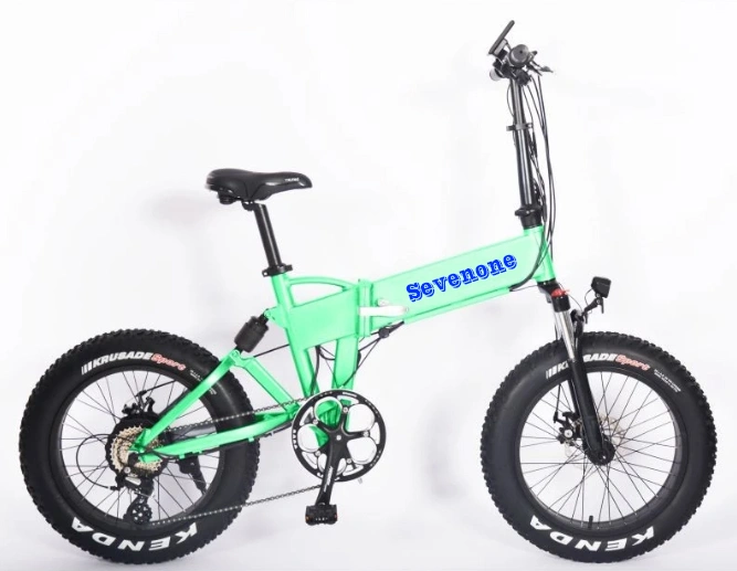 Wholesale Full Suspension Foldable Electric Bicycle with Lithium Battery