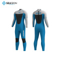 Penyesuaian Seaskin Mens Wetsuits 3/2mm saman menyelam badan penuh untuk lelaki