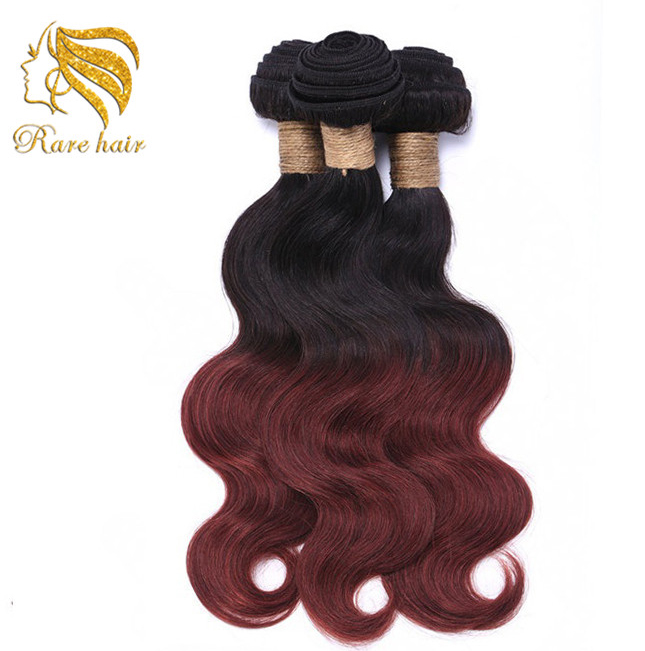 Color 99J Grade 8A Brazilian Hair Weave Free Samples 3bundles of Brazilian Hair Sew In Ombre Hair Weave