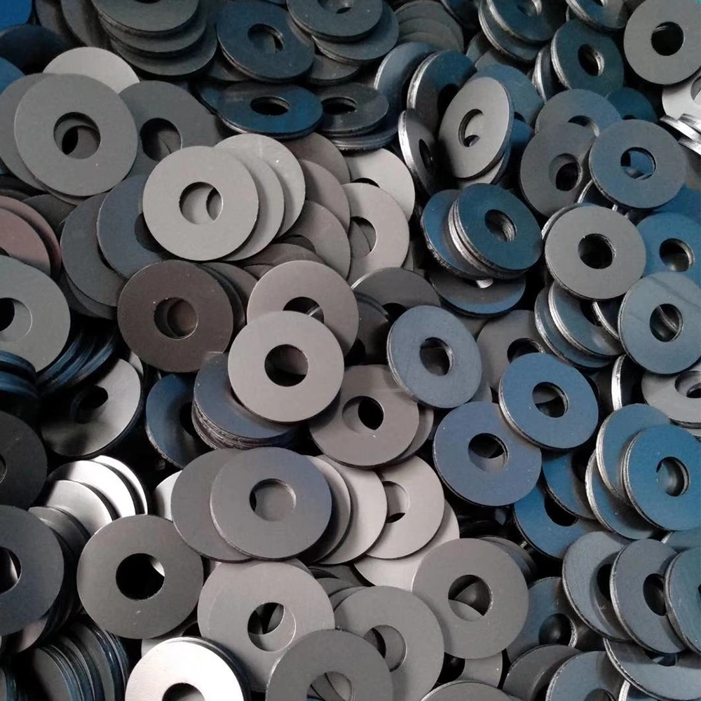 M6 M8 M10 Nylon PA66 Plastic Black Plain Flat Washers