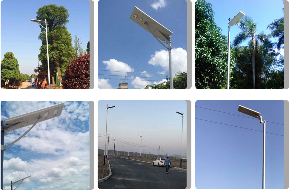 40w Solar Street Light Pole