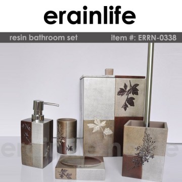 erainlife 5pcs hotel polyresin bathroom set