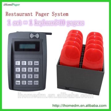 Numeric keyboard 886 pager 662,wireless queue calling system