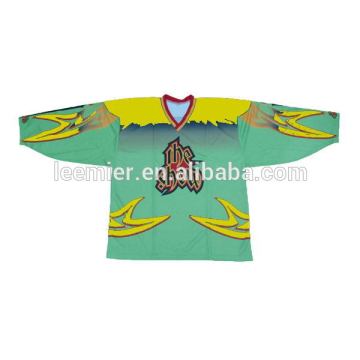 Top quality best selling sublimation made ice hockey jersey