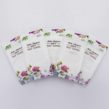 Disposable Plain Hypoallergenic Single Pack Wet Towel