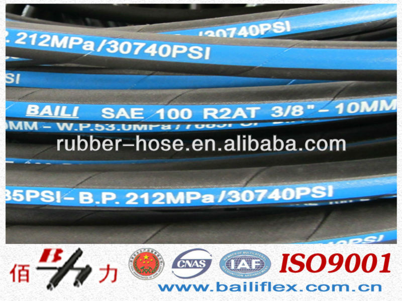 Flexible Hydraulic Rubber Hose SAE 100 R1,The best quality hydraulic rubber hose hydraulic hose r1,fire-resistant hydraulic hose