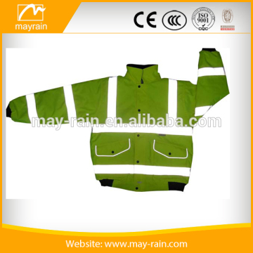 mens green outdoor safety garment