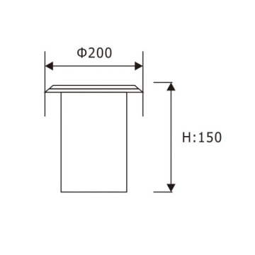 LEDER Zdalne sterowanie Podjazd 12W LED Inground Light