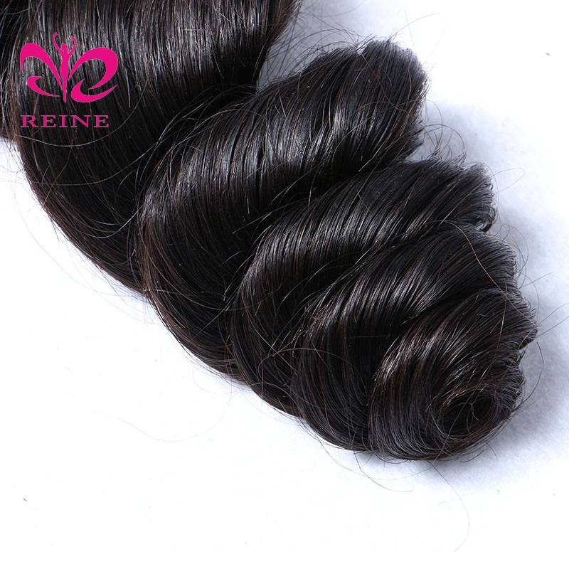 hot sale unprocessed natural peruvian virgin human hair loose wave hair extension bundle deal 3 bundles