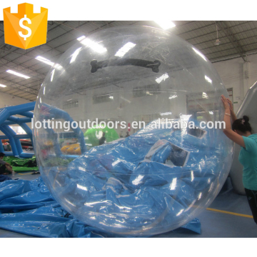 clear floating inflatable water walking balls