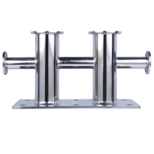 Isure Marine Heavy Duty Single Cross Bollard Polished Mooring Bitt