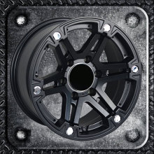 Double five spokes strong alloy wheels