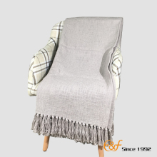Hot Selling Mediterranean Style Slubby?Yarn Blanket