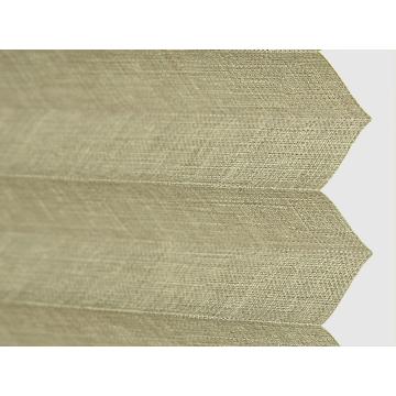 Home window decoration pearlized pleated blinds fabric