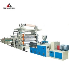 Conical 80/156 Twin Screw Extruder PVC Imitating Marble Decorative Sheet Making Machine 3 Roller Calender Extrusion Line