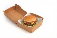 Custom Corrugated Hamburger Box