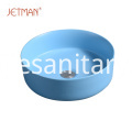 Art round lavatory art blue basin ceramic