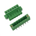 Bloc de borne de 5,08 mm Pitch 6pin avec vis fixe